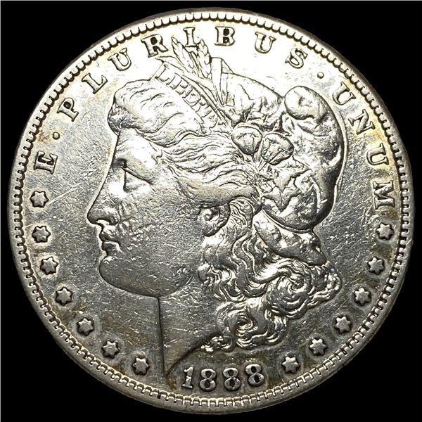1888-S Silver Morgan Dollar NEARLY  UNCIRCULATED