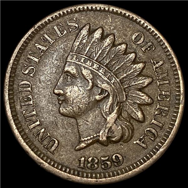 1859 Copper-Nickel Indian Head Cent CLOSELY  UNCIRCULATED