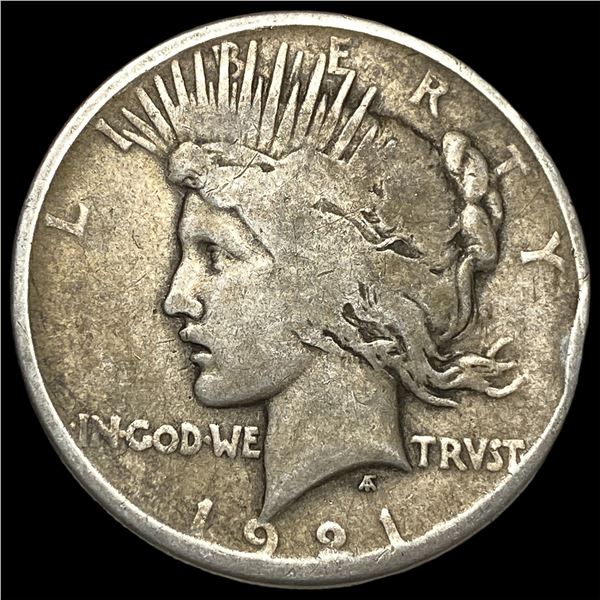 1921 Silver Peace Dollar NICELY CIRCULATED
