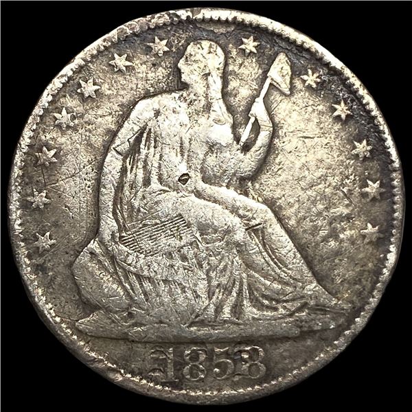 1858-O Silver Half Dollar LIGHTLY CIRCULATED