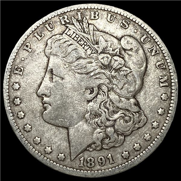 1891-O Silver Morgan Dollar LIGHTLY  CIRCULATED