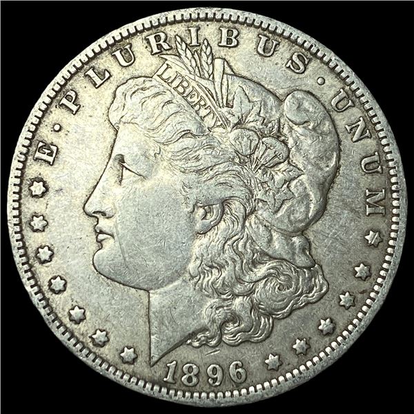 1896-O Silver Morgan Dollar NEARLY  UNCIRCULATED