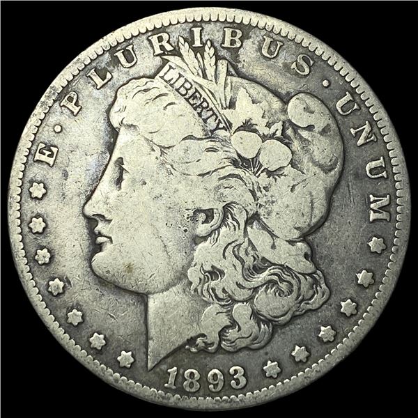 1893-O Silver Morgan Dollar LIGHTLY  CIRCULATED