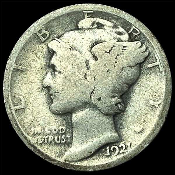 1921 Mercury Dime LIGHTLY CIRCULATED