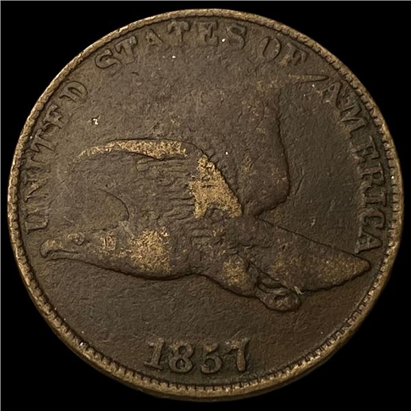 1857 Flying Eagle Cent LIGHTLY CIRCULATED