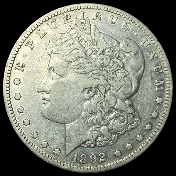 1892-S Silver Morgan Dollar LIGHTLY  CIRCULATED