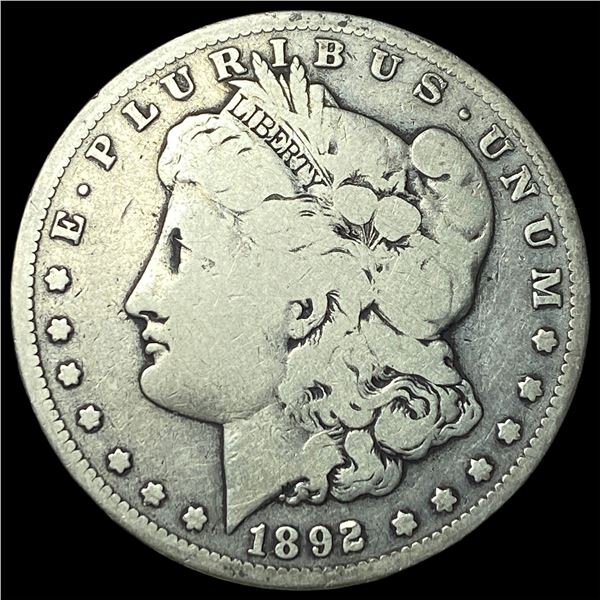 1892 Silver Morgan Dollar LIGHTLY CIRCULATED