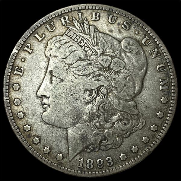 1893 Morgan Silver Dollar LIGHTLY CIRCULATED