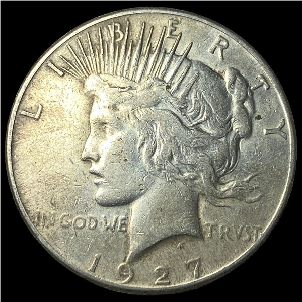 1927 Silver Peace Dollar CHOICE AU