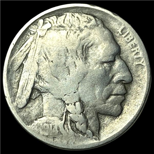 1914-D Buffalo Nickel LIGHTLY CIRCULATED