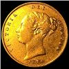 Image 1 : 1876 Gold Sovereign Victoria Shield CLOSELY  UNCIRCULATED