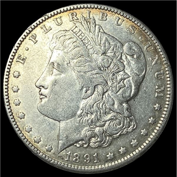1891-S Silver Morgan Dollar CLOSELY  UNCIRCULATED