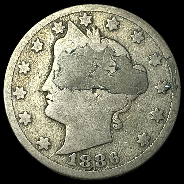 1886 Liberty Head Nickel NICELY CIRCULATED