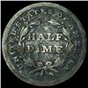 Image 2 : 1838 Silver Seated Liberty Half Dime LIGHTLY CIRCULATED