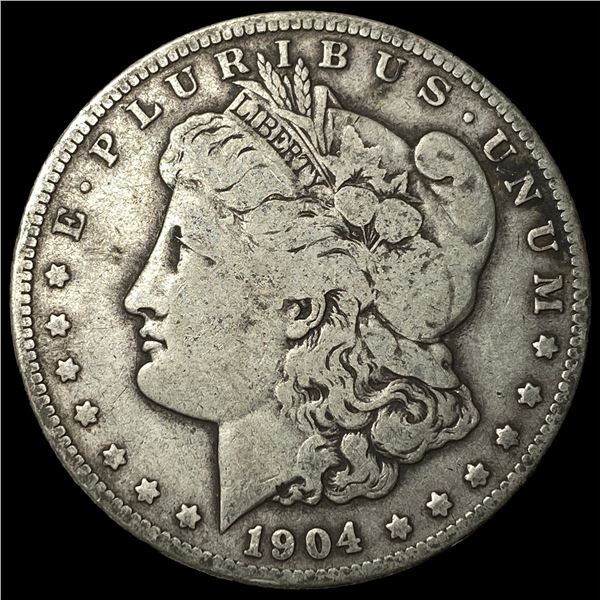 1904-S Silver Morgan Dollar NEARLY  UNCIRCULATED