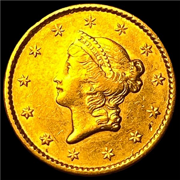 1850 Gold $1 Liberty Head CHOICE AU