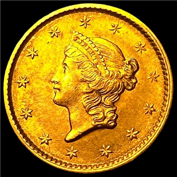 1853 Gold $1 Liberty Head UNCIRCULATED