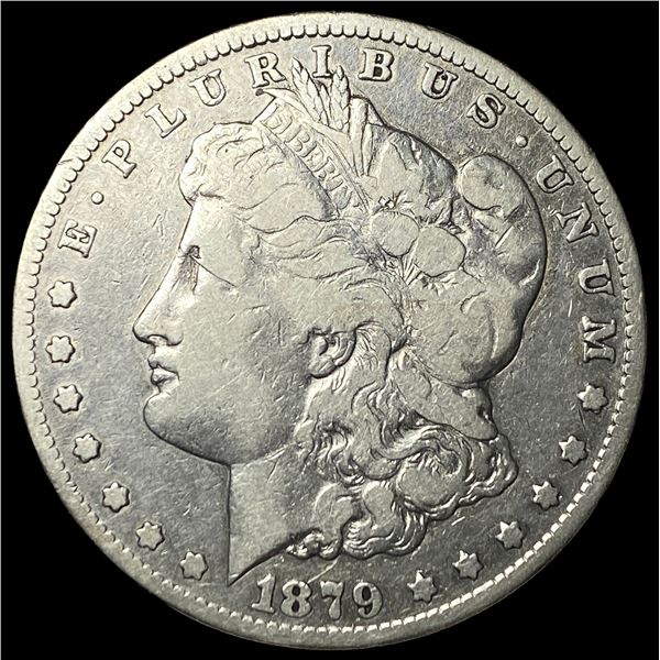 1879-S Silver Morgan Dollar LIGHTLY  CIRCULATED