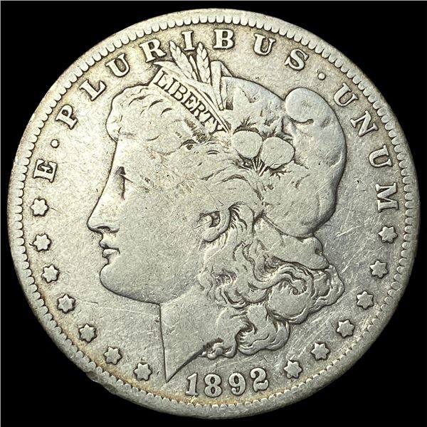 1892-S Silver Morgan Dollar LIGHTLY  CIRCULATED