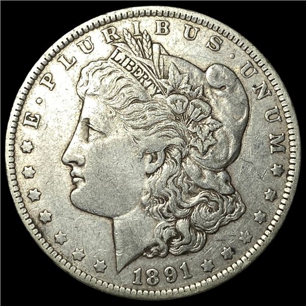 1891-O Silver Morgan Dollar NEARLY  UNCIRCULATED