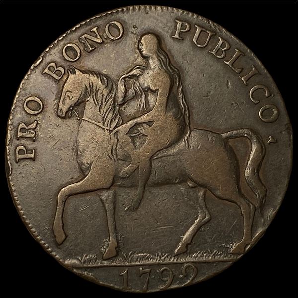 1792 Coventry Halfpenny Conder Token NEARLY  UNCIRCULATED