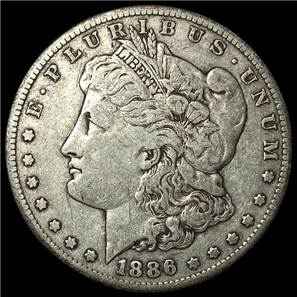 1886-Silver Morgan Dollar NEARLY UNCIRCULATED