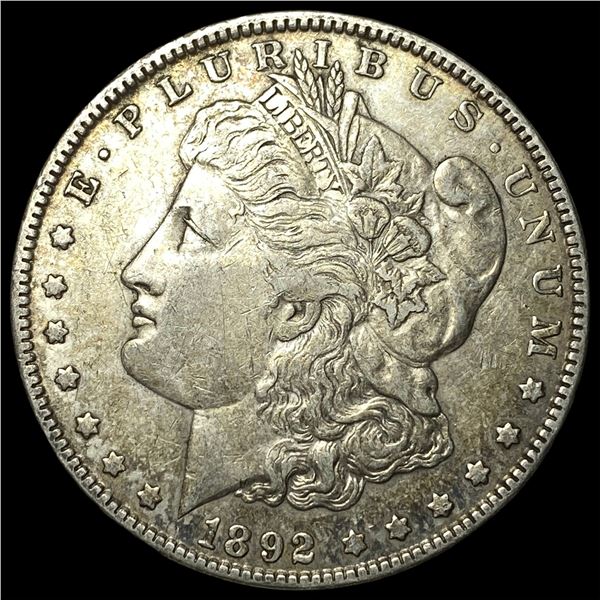 1892 Silver Morgan Dollar CLOSELY  UNCIRCULATED