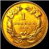 Image 2 : 1862 Gold $1 Indian Princess Type 3 UNCIRCULATED