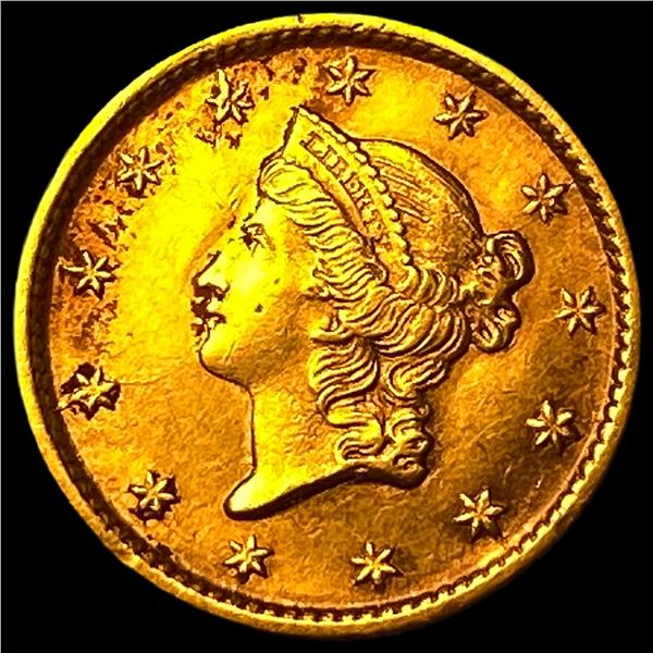 1854 $1 Gold Dollar Type 1 UNCIRCULATED