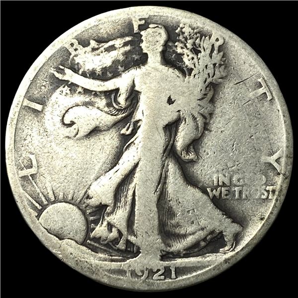 1921-S Silver Walking Liberty Half Dollar  NICELY CIRCULATED