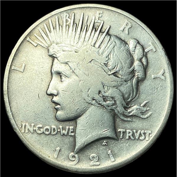 1921 Silver Peace Dollar LIGHTLY CIRCULATED