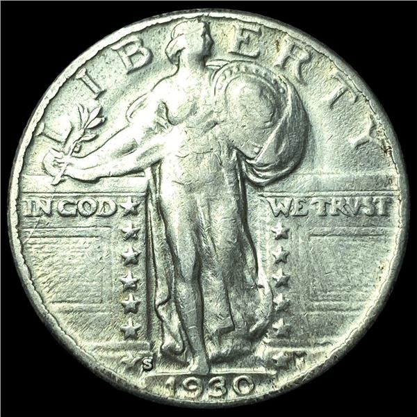 1930-S Silver Standing Liberty Quarter  CLOSELY UNCIRCULATED