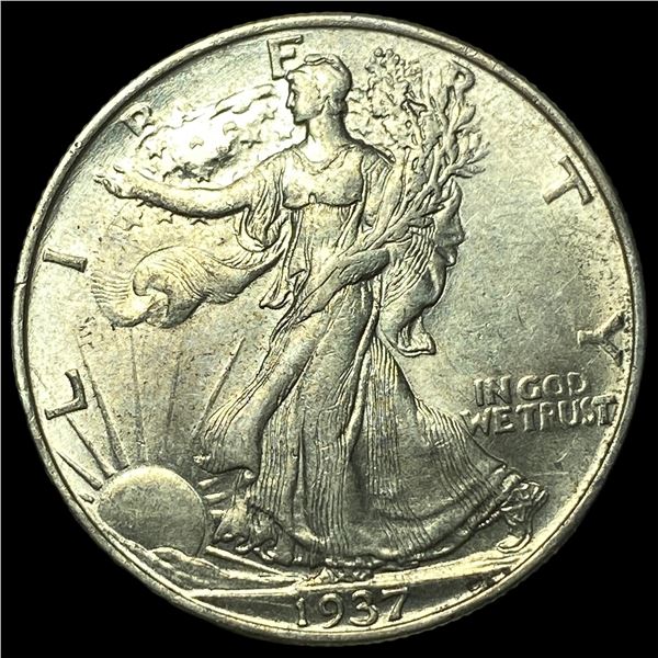 1937 Walking Liberty Half Dollar NICELY  CIRCULATED