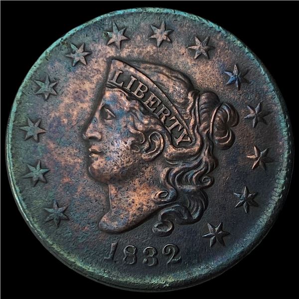 1832 Coronet Head Large Cent CHOICE AU