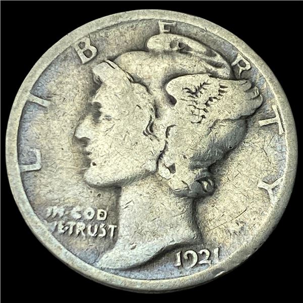 1921 Mercury Dime NICELY CIRCULATED