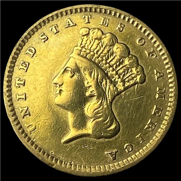1856 Gold $1 Indian Princess Head Type 2  UNCIRCULATED