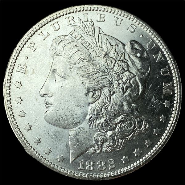 1882-S Silver Morgan Dollar CHOICE BU