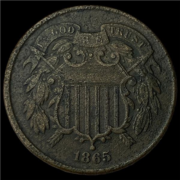 1865 Two-Cent Piece CLOSELY UNCIRCULATED