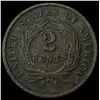 Image 2 : 1865 Two-Cent Piece CLOSELY UNCIRCULATED