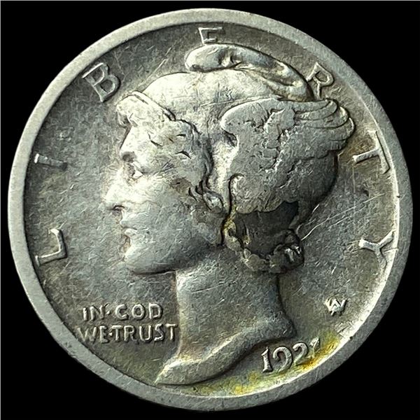 1921 Silver Mercury Dime LIGHTLY CIRCULATED