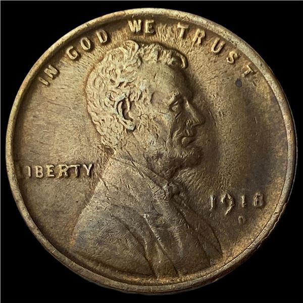1916-D Lincoln Wheat Cent CHOICE AU