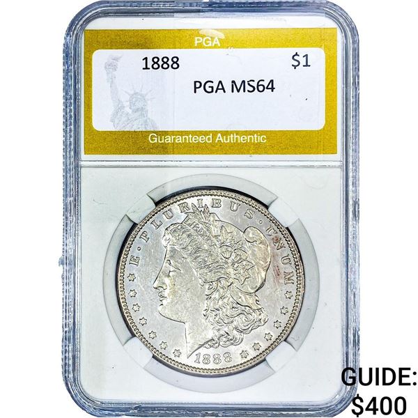 1888 Morgan Silver Dollar PGA MS64