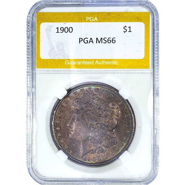 1900 Morgan Silver Dollar PGA MS66