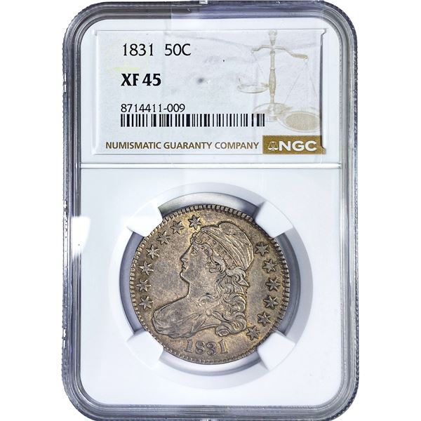 1831 Capped Bust Half Dollar NGC XF45