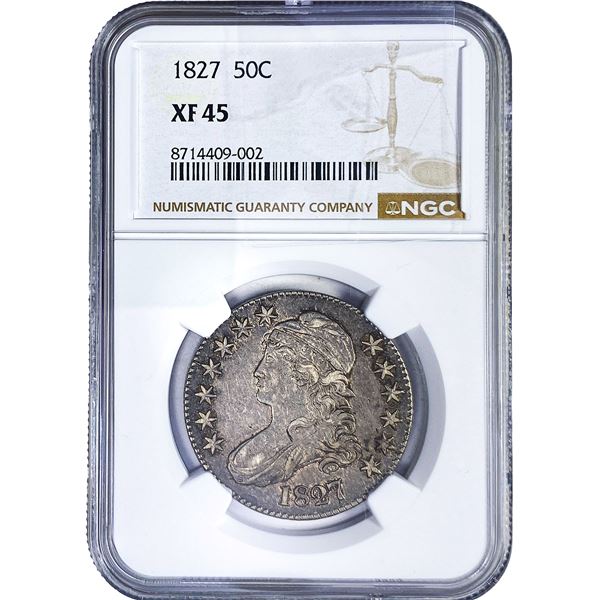 1827 Capped Bust Half Dollar NGC XF45