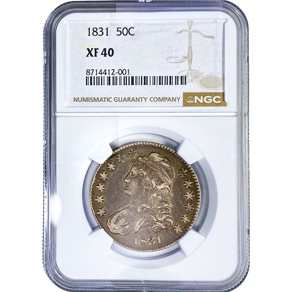1831 Capped Bust Half Dollar NGC XF40