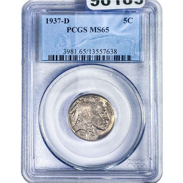 1937-D Buffalo Nickel PCGS MS65