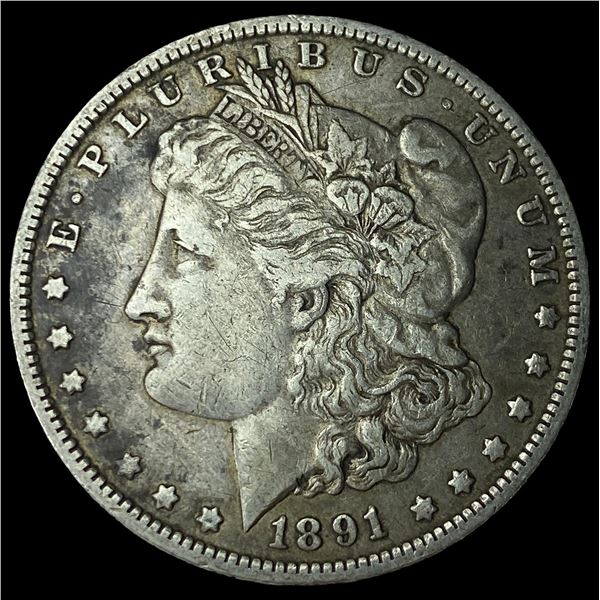1891-O Silver Morgan Dollar NEARLY  UNCIRCULATED