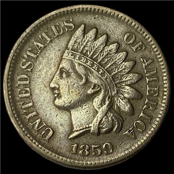 1859 Indian Head Cent NEARLY UNCIRCULATED