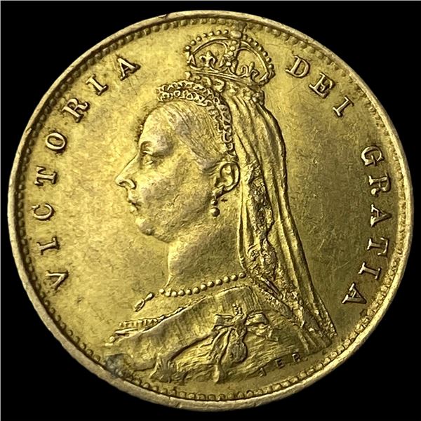 1887 Gold Sovereign Victoria Jubilee Head  UNCIRCULATED